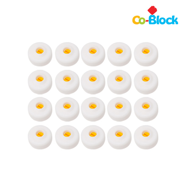 [Co block]파스텔코블록 바퀴20pcs