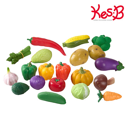 [캐스비]플레이 말랑말랑한음식모형 야채20p(2707)