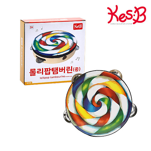 [캐스B]맑은소리 롤리팝탬버린(중)(1668)