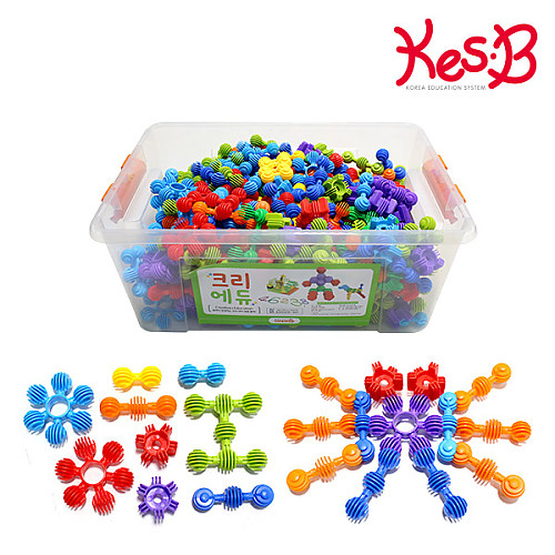 [캐스B]튼튼 멀티눈송이연결블록350pcs(1586)