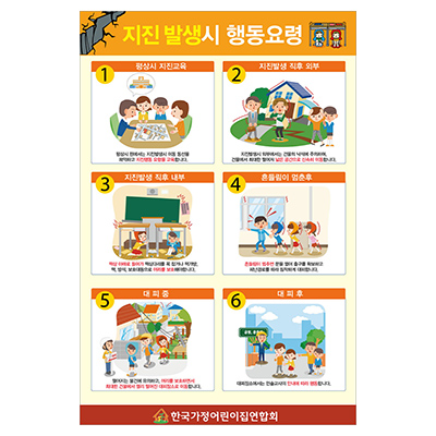 지진시행동요령(한국가정어린이집연합회)